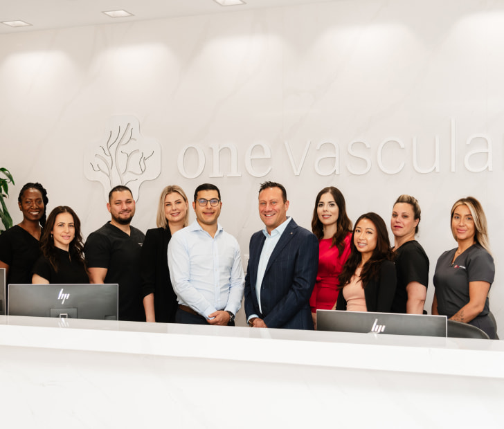 a photo of the One Vascular staff